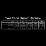 Load image into Gallery viewer, TWO TONE DENIM JERSEY
