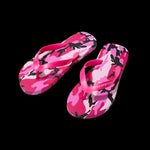 Load image into Gallery viewer, PINK CAMO FLIP FLOPS
