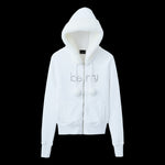 Load image into Gallery viewer, WHITE POM POM ZIP UP
