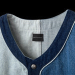 Load image into Gallery viewer, TWO TONE DENIM JERSEY

