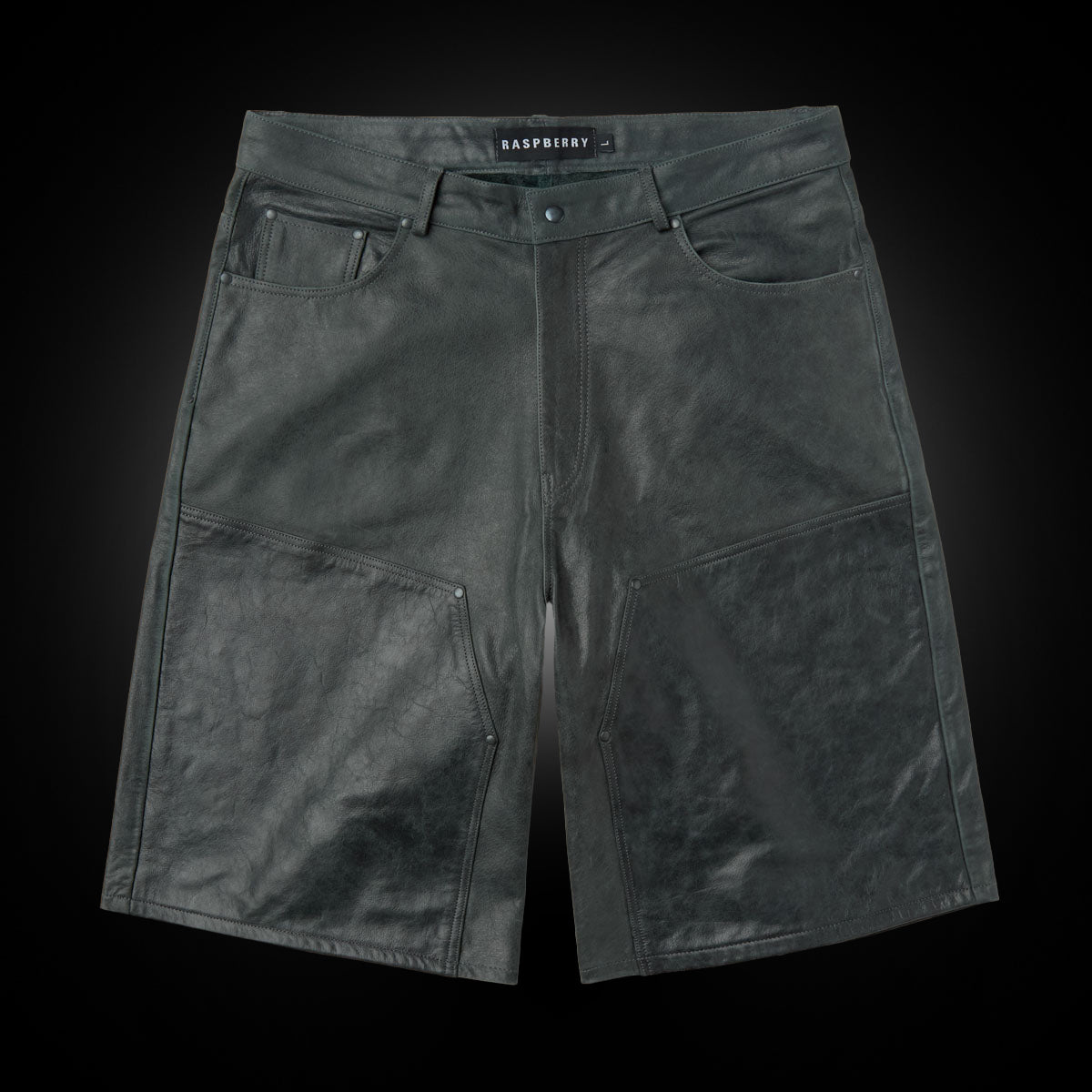 LEATHER CARPENTER SHORTS