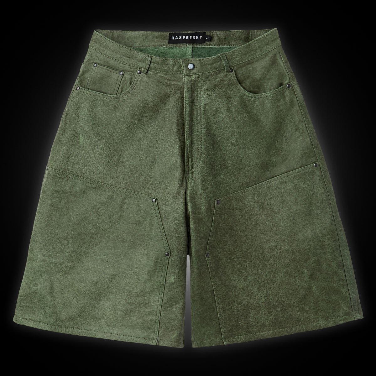 JADE LEATHER SHORTS