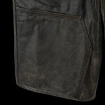 Load image into Gallery viewer, RUSTED CHOCOLATE LEATHER SHORTS
