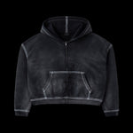 Load image into Gallery viewer, BLACK SKUNK ZIP UP
