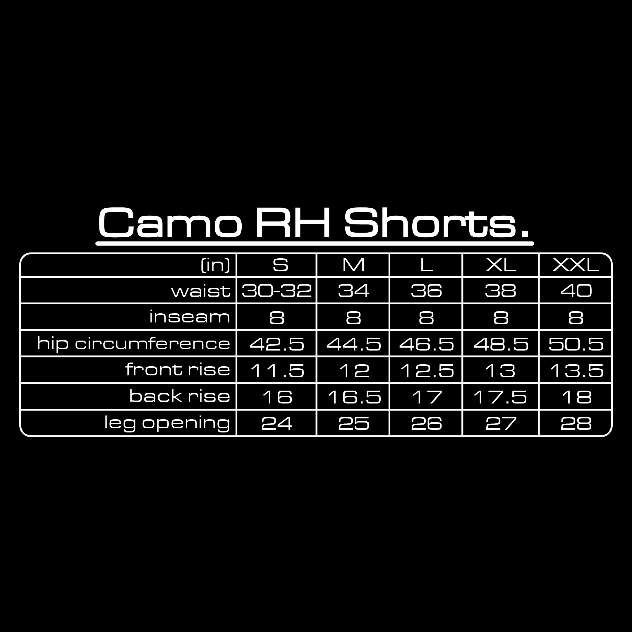 CAMO RH SHORTS