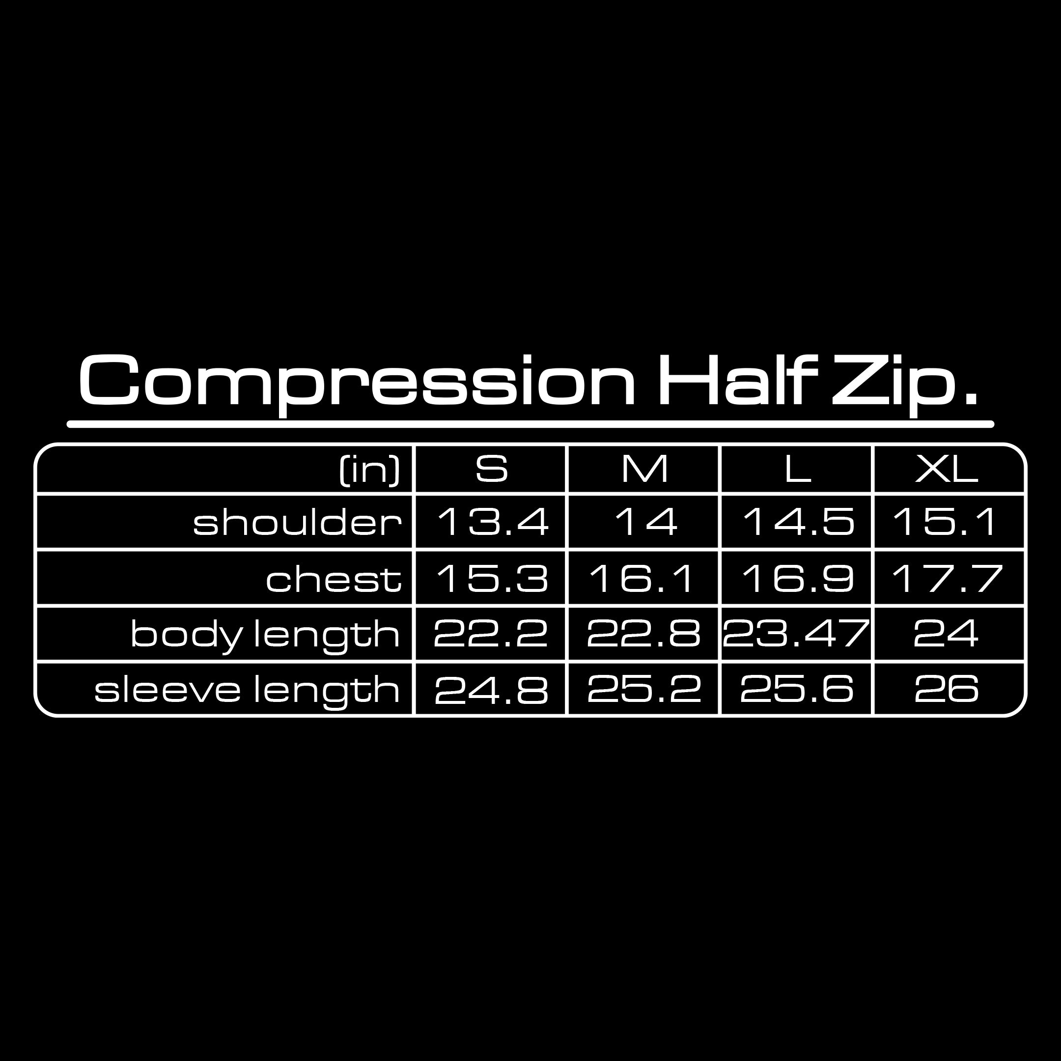 WOMENS COMPRESSION HALF ZIP