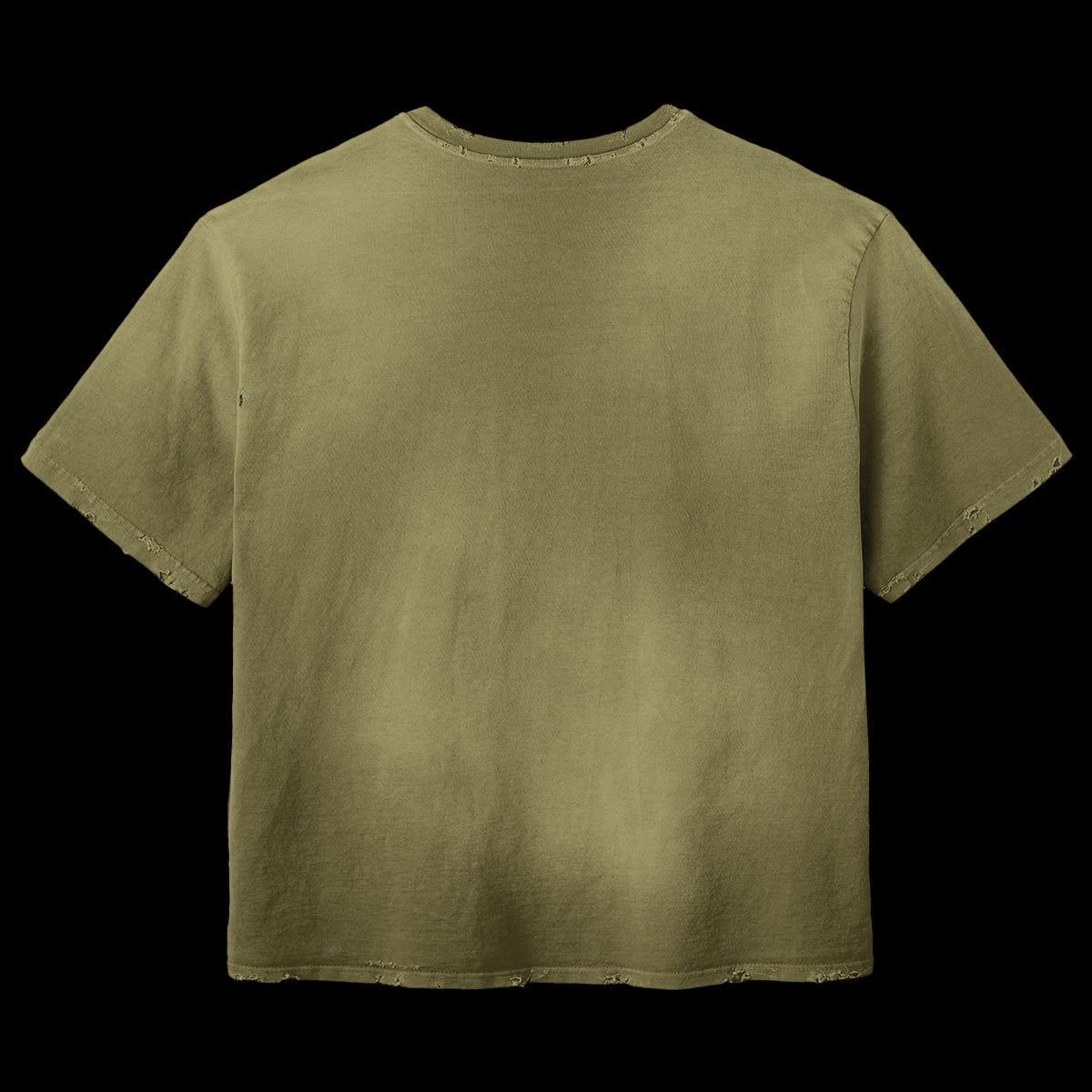 MILITARY GREEN BLANK TEE