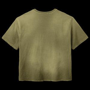 MILITARY GREEN BLANK TEE