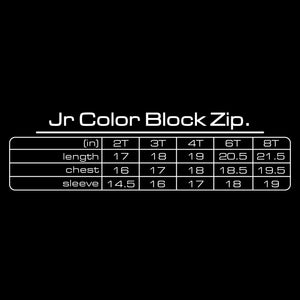 KIDS COLOR BLOCK ZIP UP