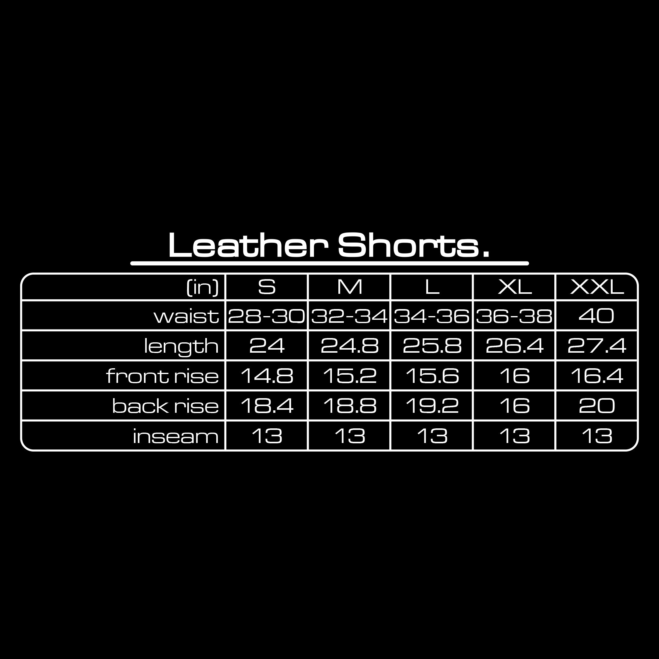 LEATHER CARPENTER SHORTS